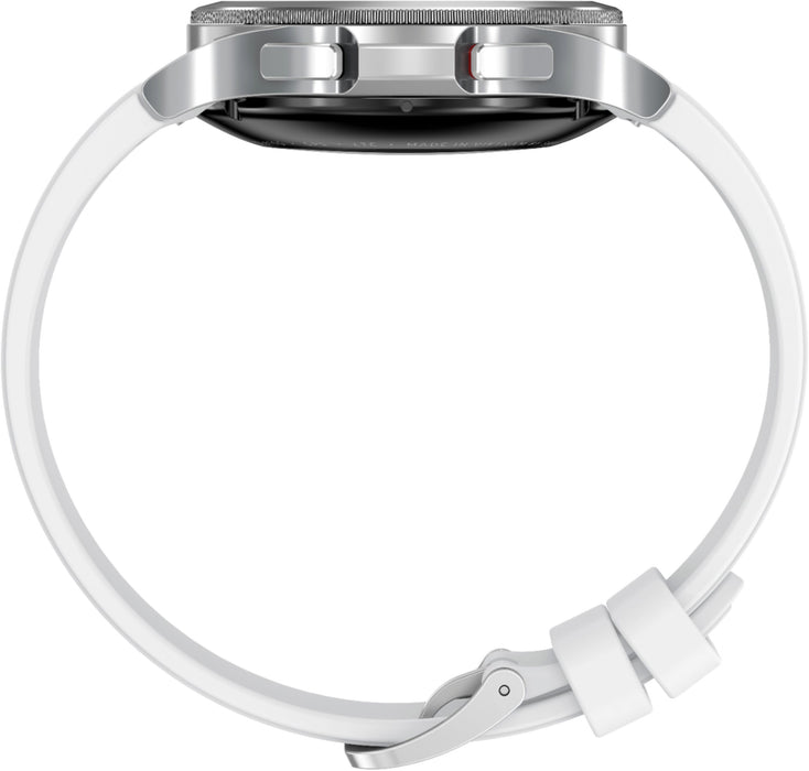 Samsung Galaxy Watch 4 Classic Stainless Steel Smartwatch 42mm LTE (Silver) - Refurbished