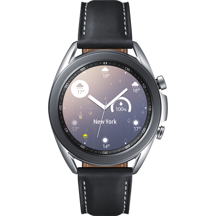 Samsung Galaxy Watch 3 SM-R850 Smartwatch 41mm Stainless GPS BT (Mystic Silver) - Refurbished