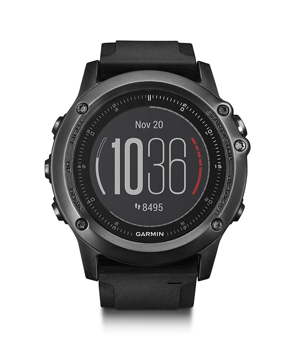 Garmin Fenix 3 HR Sapphire Waterproof 100 Meter (Gray - Black) - Refurbished