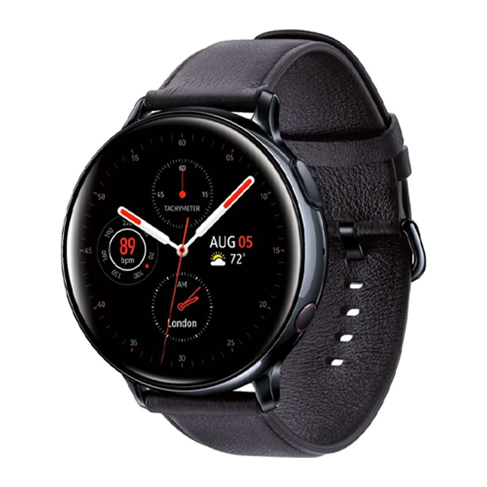 Samsung Galaxy Watch Active 2 Smartwatch 44mm Stainless Steel LTE (Black) - Refurbished