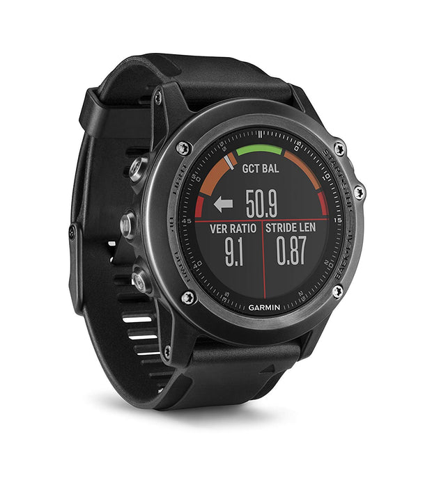Garmin Fenix 3 HR Sapphire Waterproof 100 Meter (Gray - Black) - Refurbished