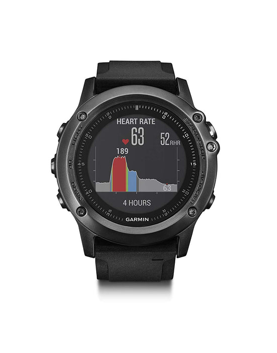 Garmin Fenix 3 HR Sapphire Waterproof 100 Meter (Gray - Black) - Refurbished