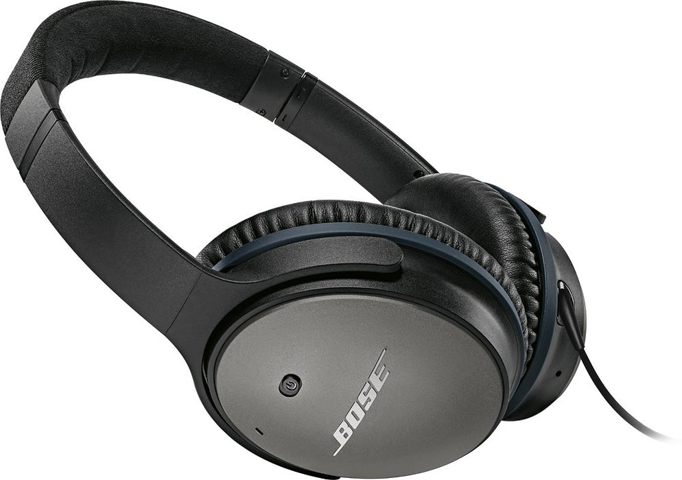 Bose QuietComfort 25 QC 25 Wireless Noise Cancelling Headphones (Black) - Refurbished