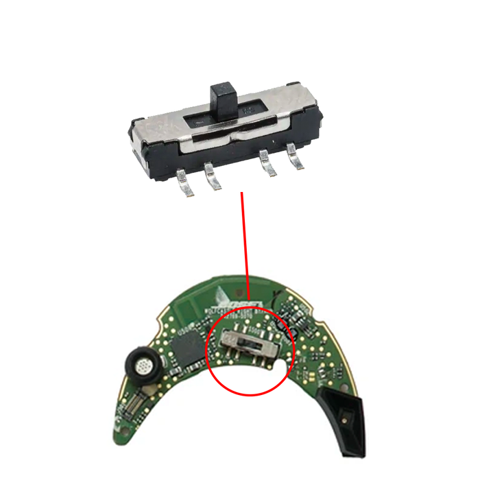 Bose QuietComfort 35 I II Plastic Power Button + Sliding Spring Switch Replacement Repair Kit - Parts