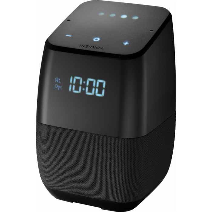 Insignia Voice Smart Bluetooth Speaker with Google Assistant (Black) [Refurbished]
