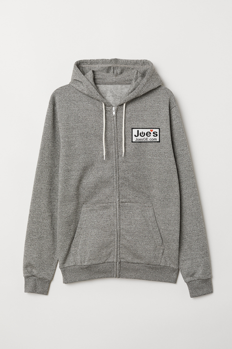 JoesGE Swag Zip Up Hoodie Sweater (Gray) - Clothing