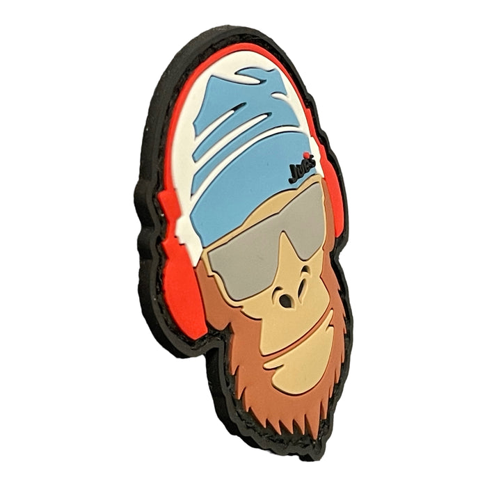JoesGE Trucker Hat Swag Rubber Patch (Monkey Headphones) - Hats