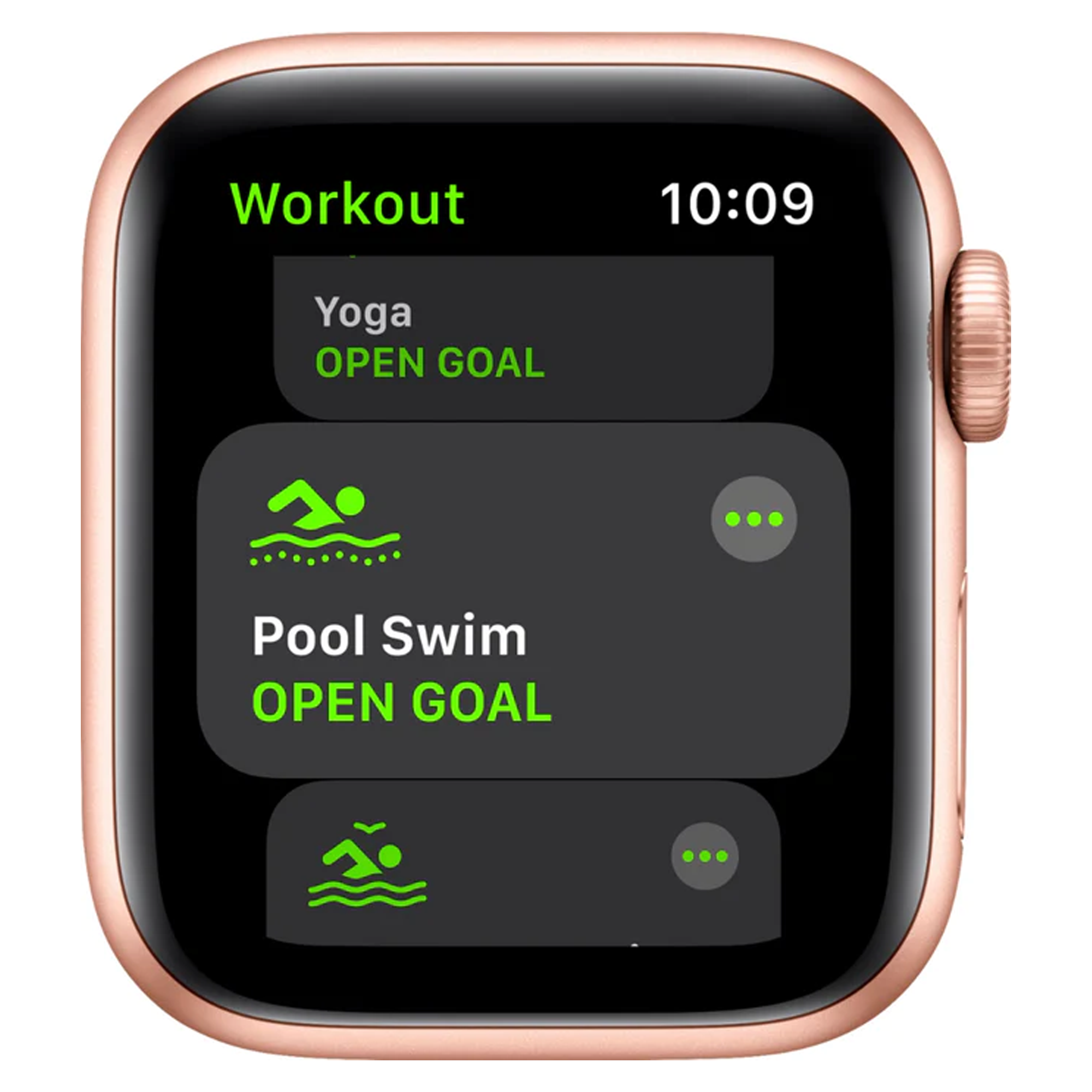 Apple Watch SE (GPS) 40mm Aluminum Case with Pink Sport Band (Gold) - Refurbished