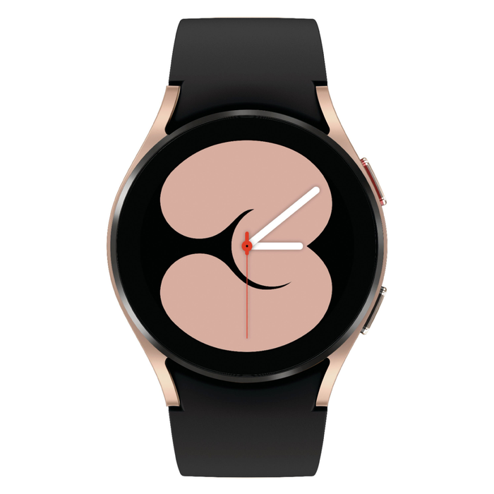 Samsung Galaxy Watch 4 Aluminum Smartwatch 40mm BT Black Band (Gold) - Refurbished