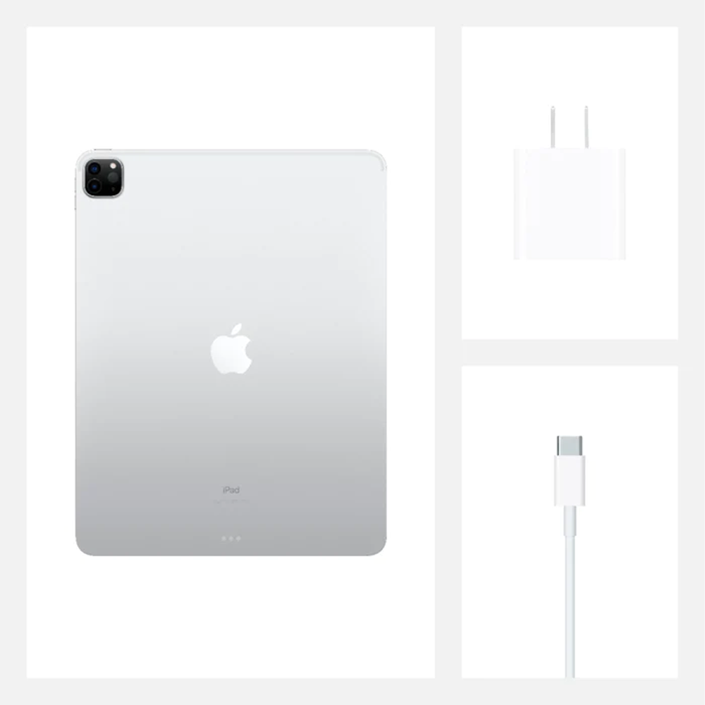 Apple 12.9" iPad Pro (4th Generation) Wi-Fi + Cellular 256GB (Silver) - Refurbished