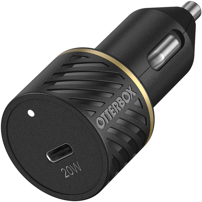 Otterbox USB-C 20W Car Charger Fast Charge (Black) - Accessories